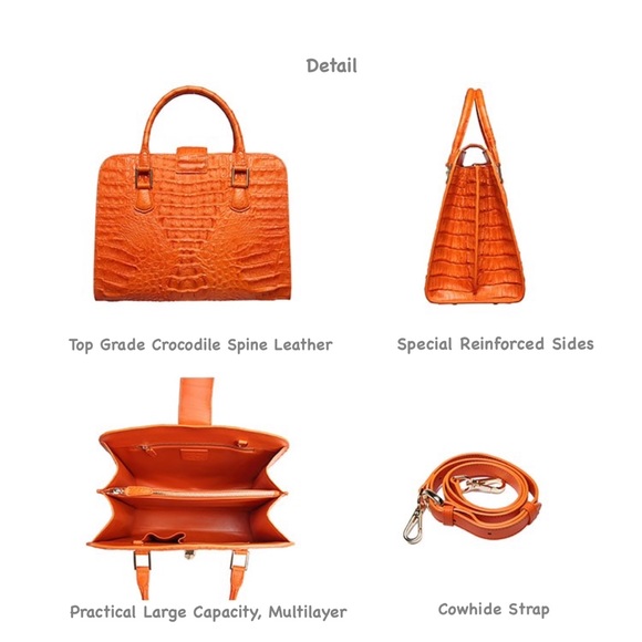 Pre-Order D'MOM Hebilla Limited Crocodile Handbag! - Picture 5 of 8